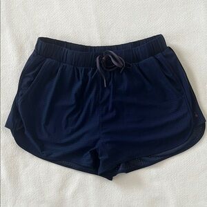The Upside Navy Mesh Performance Shorts size 6 Athleisure Casual